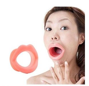 homiki Silicone Visage Plus Mince Bouche Muscle Tightene Anti-âge Anti-Rides Rubber Mouth