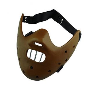 Halloween Masque Adultes Résine Face Lecter Masque Carnaval Cosplay Costume Prop