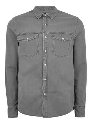 Chemise western en jean gris   Meilleures Ventes   Vêtements