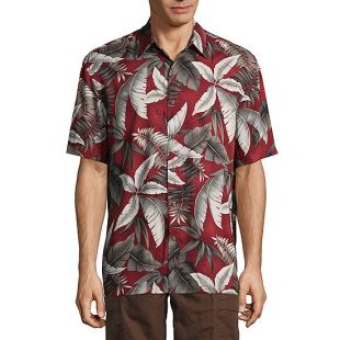 Island Shores Short Sleeve Button-Front Shirt