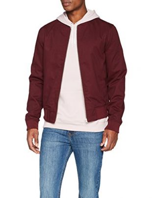 New Look Billy Bomber, Rouge (Dark Burgundy 67), Small Homme