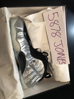 Nike Air Foamposite Pro Silver Surfer, Size 13, Menâs  | eBay