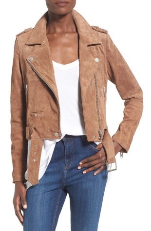 BLANKNYC Morning Suede Moto Jacket | Nordstrom