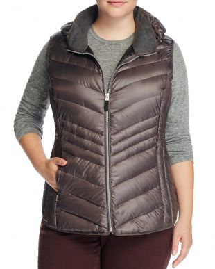 Marc New York Plus Ruby Hooded Down Puffer Vest