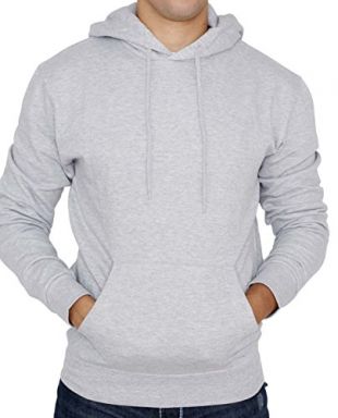 New York Avenue Men’s Hooded Sweatshirt - Small - Gray