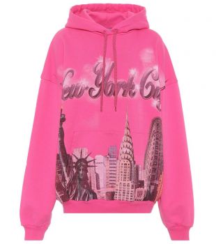 Sweat shirt oversize Balenciaga à capuche en coton