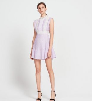 Sandro Lavender Lace Dress   size 40 (Sandro 3)   NEW  | eBay