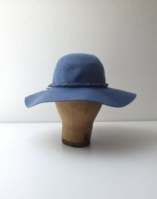 Chapeau Boller (Bowler) Jigsaw Noir - 100% Laine, Vintage Années 2000, Taille Unique