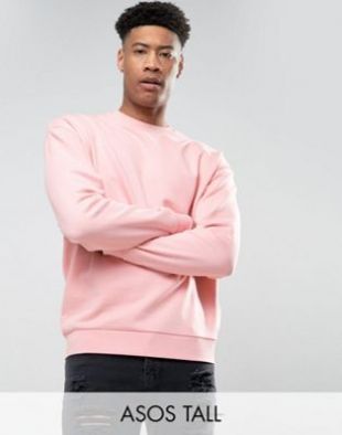 ASOS TALL  - Sweat shirt oversize - Rose