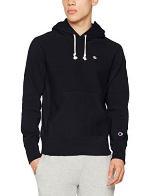 Champion Reverse Weave Hooded Sweatshirt Sweat-Shirt, NNY Bleu Bs501, X-Large (Taille Fabricant: XL) Homme