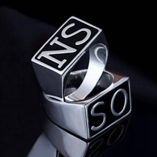 Sons Rings Special Stainless Steel SONS Punk Ring Band SO NS Silver Wedding Biker