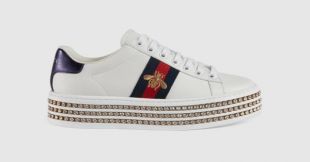 Gucci - Gucci Baskets Ace avec cristaux