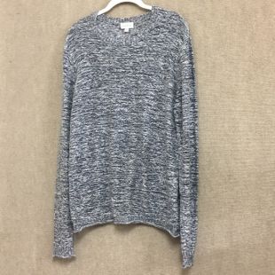 Club Monaco Grey Heathered Long Sleeve Sweater