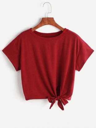 Knot Front Tshirt