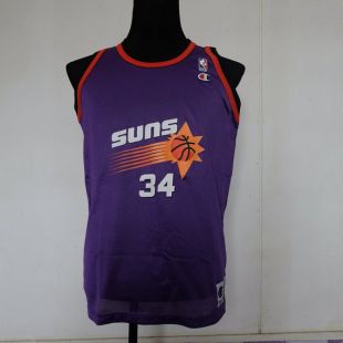 Vintage NBA Champion Phoenix Suns Jersey Charles Barkley violet