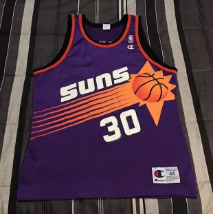 Vintage 90s Champion Phoenix Suns Cliff Clifford Robinson Basketball Jersey 44 L  | eBay