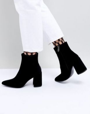Mango  - Bottines en velours