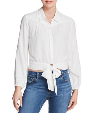 Damaris Tie-Front Blouse