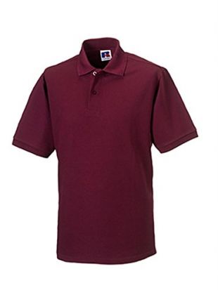 Russels Workwear - Polo -  - Polo - Col polo - Manches courtes Homme -  Rouge - Bordeaux - Xxx-large