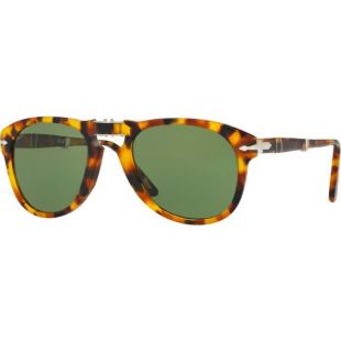 Lunettes de soleil Persol 0714 Madreterra Vert 54 Ecaille