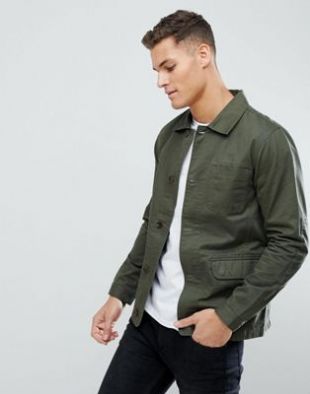 Threadbare Cotton Worker Jacket at asos.com
