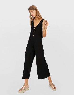 Combinaison à boutons   #Stradilooks  | Stradivarius France