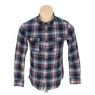 ON THE BYAS - ON THE BYAS Men's Button up Long Sleeve Shirt, size S ...