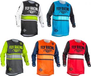 Fly Racing - Fly Racing Kinetic Era Jersey 2018 MX Motocross Dirt Bike ...