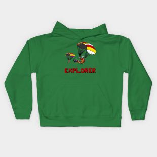 Stranger Things EXPLORERS shirt - dustin's shirt Kids Hoodie