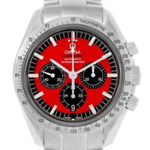 Omega Speedmaster Schumacher Red Dial Limited Edition Watch