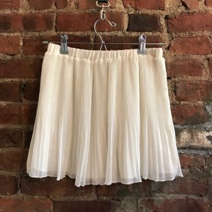 Talula sheer pleated mini skirt   Size Small
