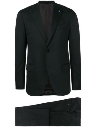 Lardini Buttoned Suit Jacket