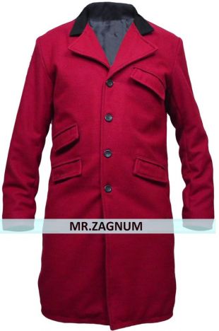 Hugh Jackman The Greatest Showman Maroon Trench Coat , XXS   3XL | eBay