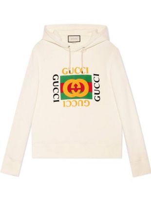 Gucci - Sweat à Capuche Gucci Blanc