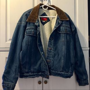 Men’s Wrangler Sherpa denim jacket