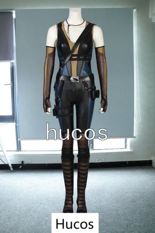 Deadpool2 Neena Thurman Domino Costume Halloween Costume fait sur mesure