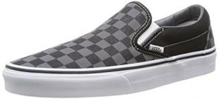 Vans U Classic Slip-on, Baskets mode mixte adulte Noir ((Checkerboard) black/pewter_BPJ) 38 EU