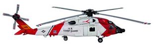 Sikorsky HH-60 Jayhawk USCG 1/60 Scale Diecast Metal Helicopter Model