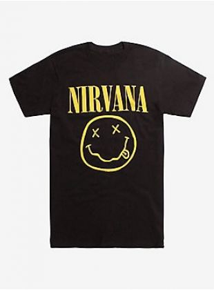 Nirvana Smiley T Shirt