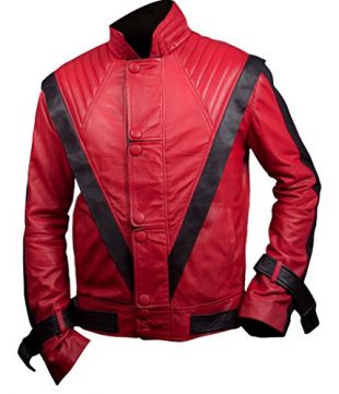 F&H Men's Michael Jackson Thriller Jacket M Red
