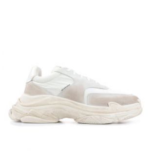Balenciaga Triple S "Suede White"
