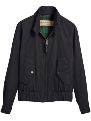 Burberry Cotton Gabardine Harrington Jacket