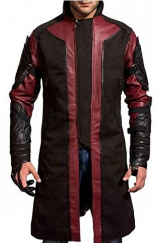 Avengers 2 Age of Ultron Hawkeye Jeremy Renner Cotton Coat (Medium)