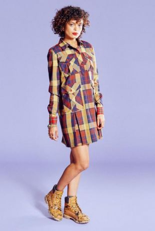 Robe en tartan - Jour/né