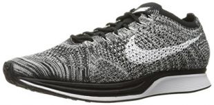 Nike Flyknit Racer - Baskets Unisex, Noir/Blanc - (Noir/Blanc), 41