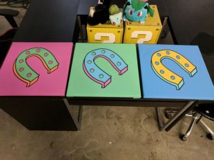 Set de peinture chambre Bojack Horseman fer à cheval