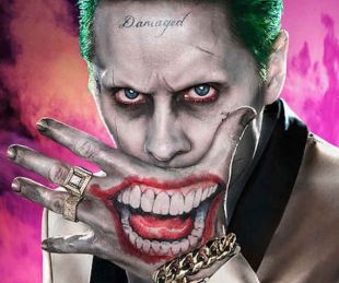Suicide Squad Joker / Mr. J Face & Hand Temporary Tattoos