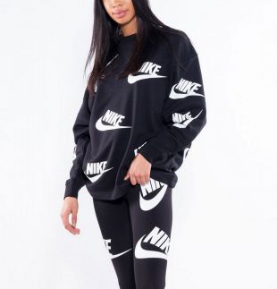 Nike Wmns NSW Crew Futura Toss (AA3142 010) US XS   XL | eBay