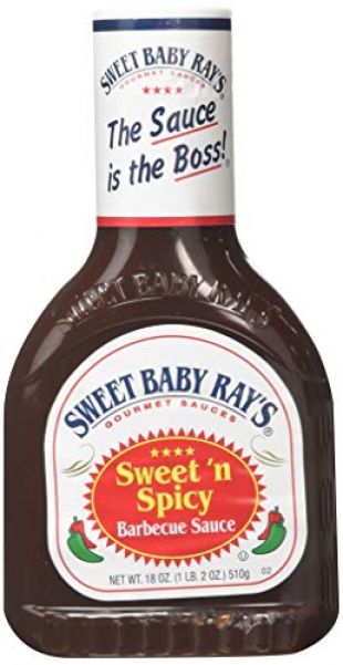 SWEET BABY RAY'S Sweet N' Spicy BBQ Sauce, 18 oz