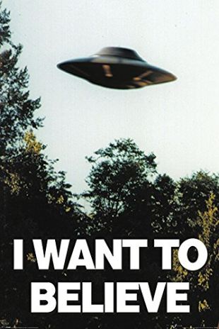 empireposter 737540 X-Files I Want to Believe - Poster/Affiche de Film ovni, Papier, Multicolore, 91,5 x 61 x 0,14 cm